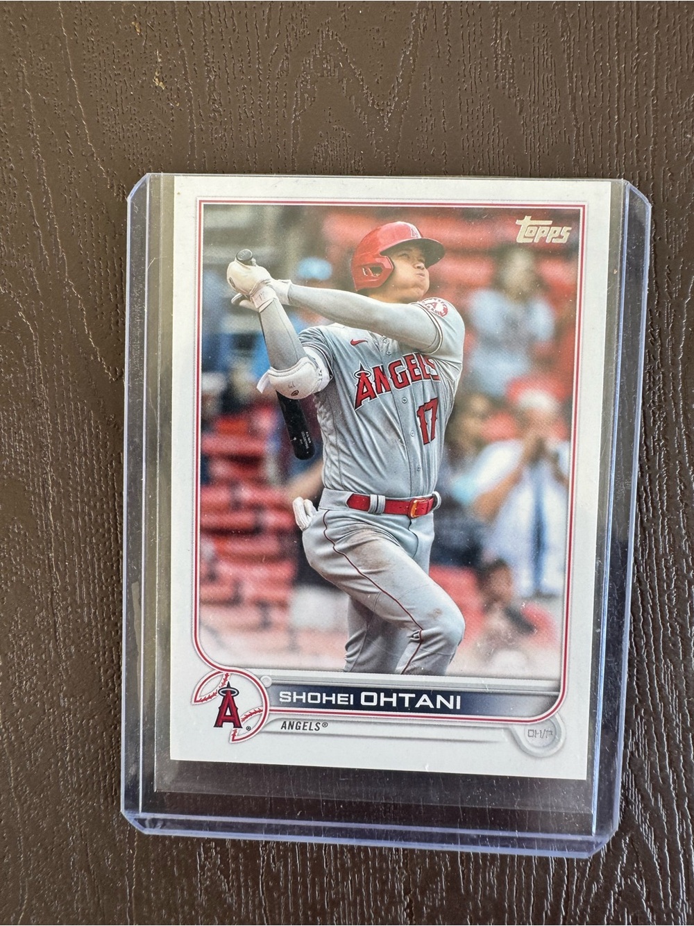 Topps Shohei Ohtani Baseball Card - White/Red